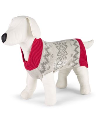 Family Pajamas - Matching  Winter Fairisle Pet Sweater, Created for Macy's