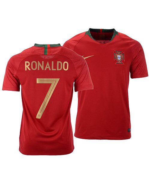 Nike Men S Cristiano Ronaldo Portugal National Team Home Stadium Jersey Reviews Sports Fan Shop By Lids Men Macy S