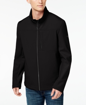 image of Calvin Klein Men-s Soft Shell 4-way Stretch Jacket