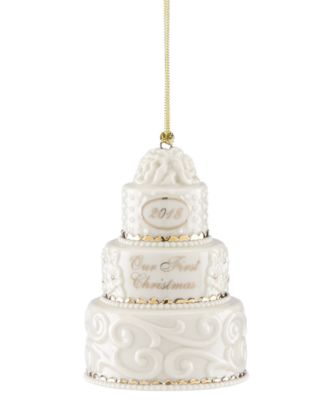 Lenox Our First Christmas 2012 Silver Plated Heart Ornament New Old Stock In Box