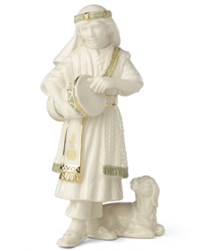 Lenox First Blessing Nativity Drummer Boy Figurine In Ivory