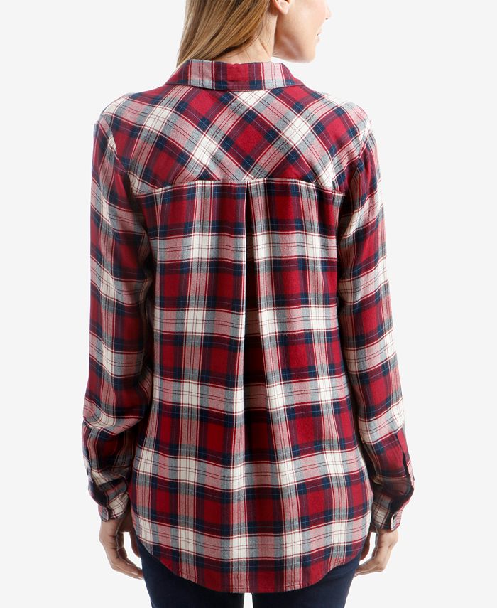 Lucky Brand Plaid Button-Front Shirt - Macy's