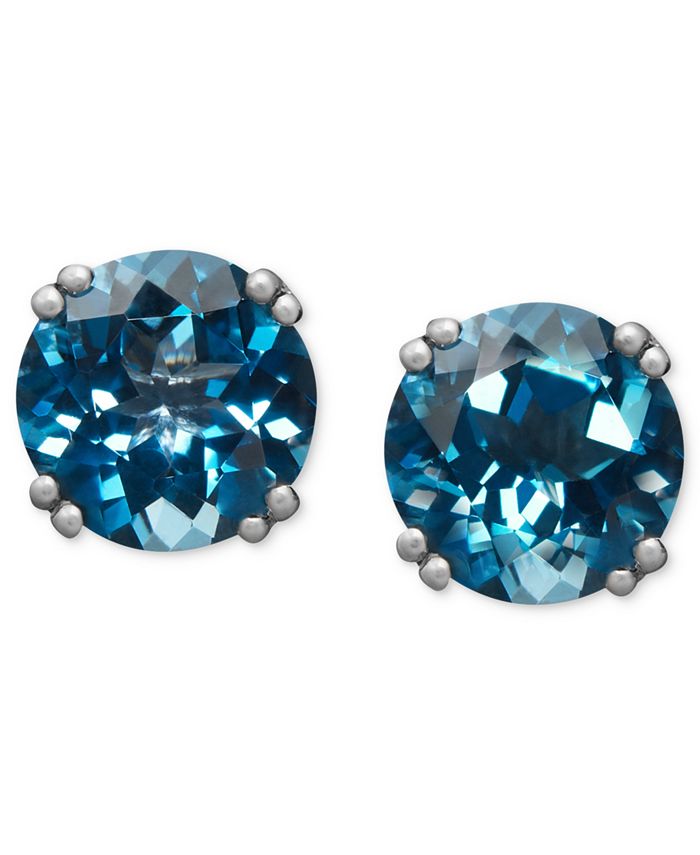 Stud Earring Gifts for Her Bridal Party Jewlery Blue Earring Blue Stud Kids Jewelry Women Jewelry
