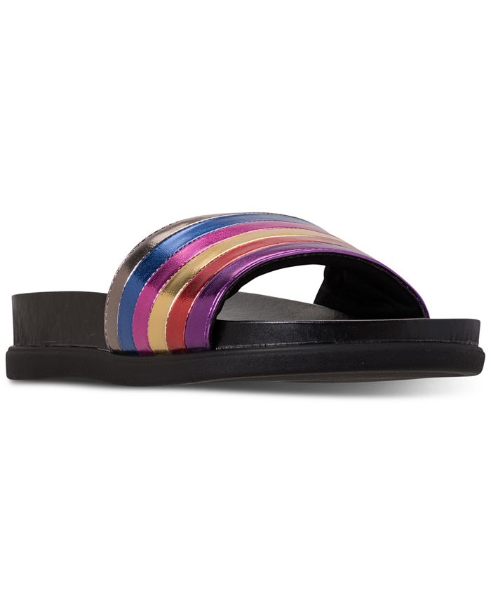 Steve madden rainbow clearance slides