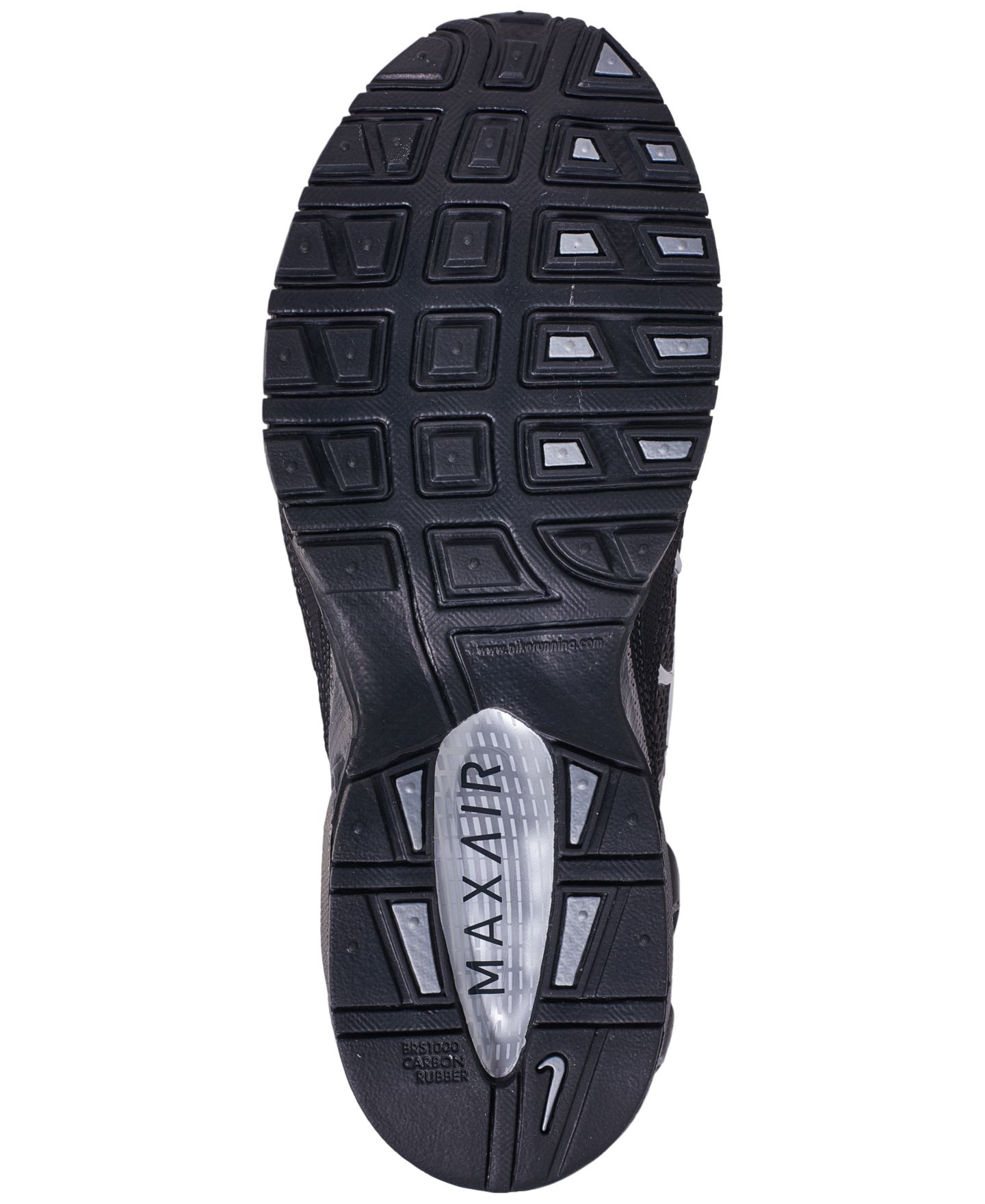 Мужские кроссовки Nike Air Max Torch 4 Running, цвет: Чёрный / Серебряный — фото 6