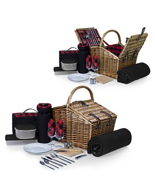 Picnic Time Somerset Red Picnic Basket Outdoor Dining & Picnic Dining & Entertaining Macy's