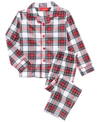 Macys stewart plaid pajamas sale