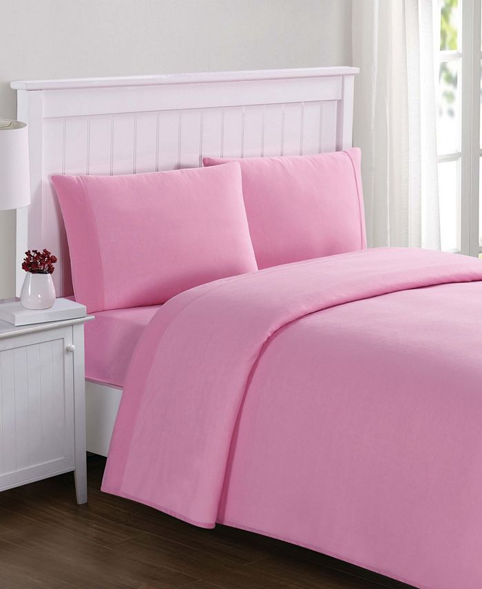 Truly Soft Solid Jersey Queen Sheet Set Macy's