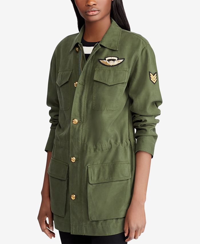 Lauren Ralph Lauren Canvas Utility Jacket & Reviews - Jackets & Blazers -  Women - Macy's