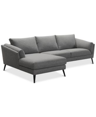 Furniture - Neriah Fabric 2-Pc. Sectional Sofa with Chaise