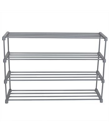 Sunbeam 50 Pair Shoe Rack - Black