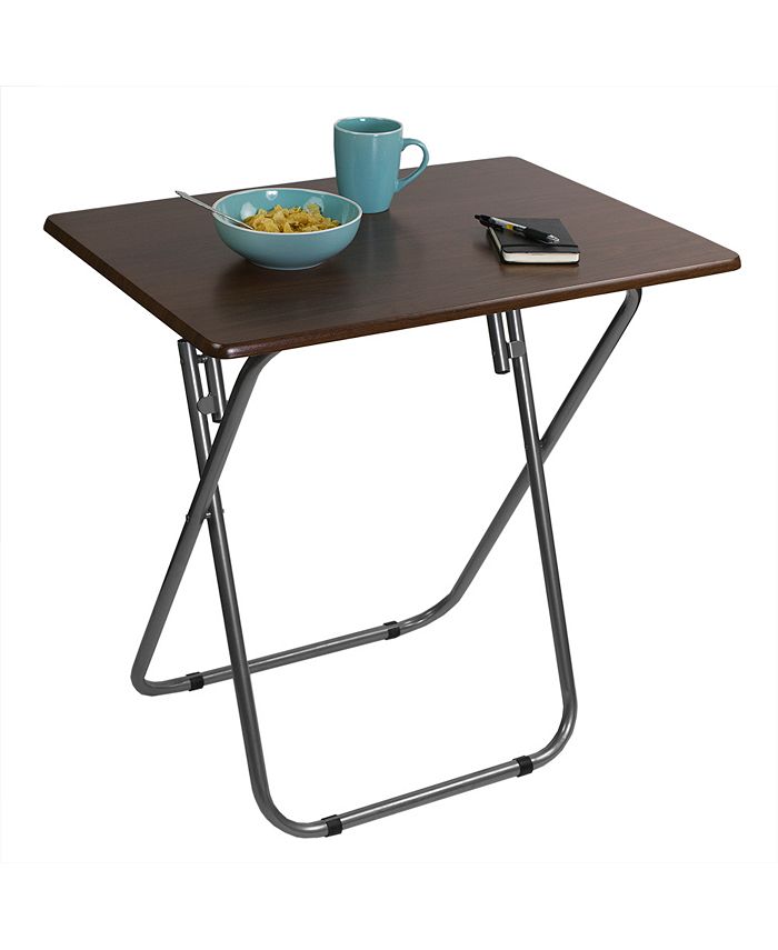 Home Basics Tv Jumbo Folding Table, Cherry Macy's
