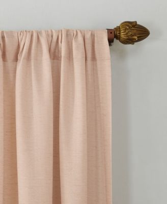 Amalfi Linen Blend Textured Semi-Sheer Rod Pocket Curtain Panel