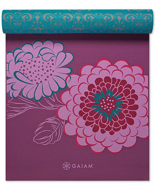 Gaiam Kiku Reversible 6mm Yoga Mat Reviews Women S Brands