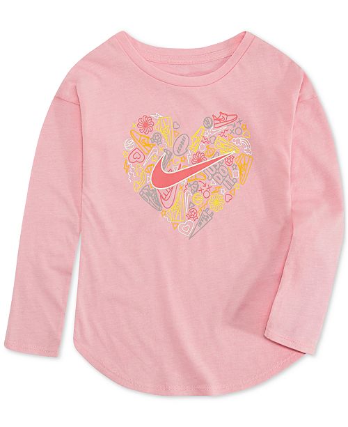 Nike Toddler Girls Heart Print T Shirt Reviews Shirts Tops