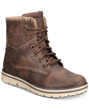 image of Cliffs by White Mountain Keegan Lace-Up Booties Women-s Shoes