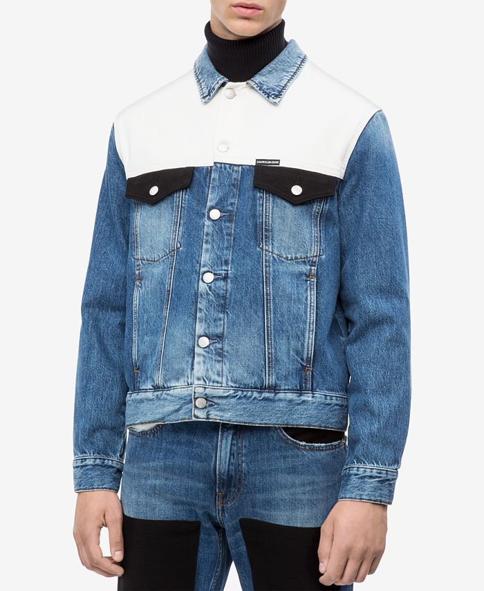 Calvin Klein Jeans Men's Modern Classic Trucker Jacket - Macy's