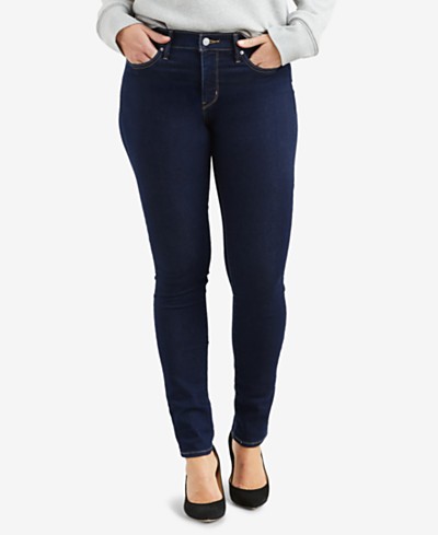 NYDJ Petite Sheri Tummy-Control Slim-Leg Jeans - Macy's