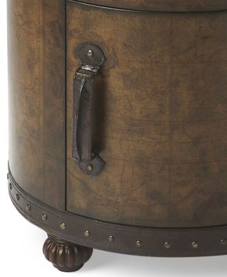 Old World Map Duffle Table