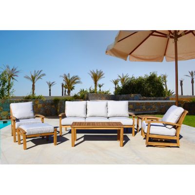 Teak Heritage Outdoor Teak Ottoman