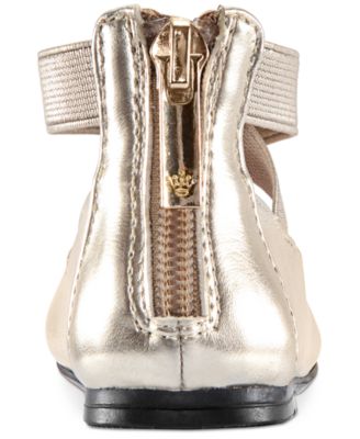 Big Girls Marissa Crisscross Ankle Strap Ballet Flat