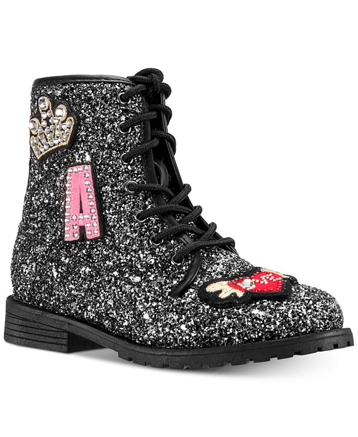 Macy's sale glitter boots