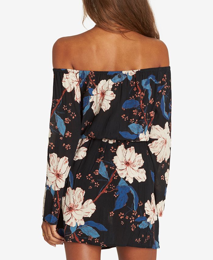 Billabong Off Shoulder Dress Long Sleeve Billabong Off Shoulder Dress Long  Sleeve Dress Off