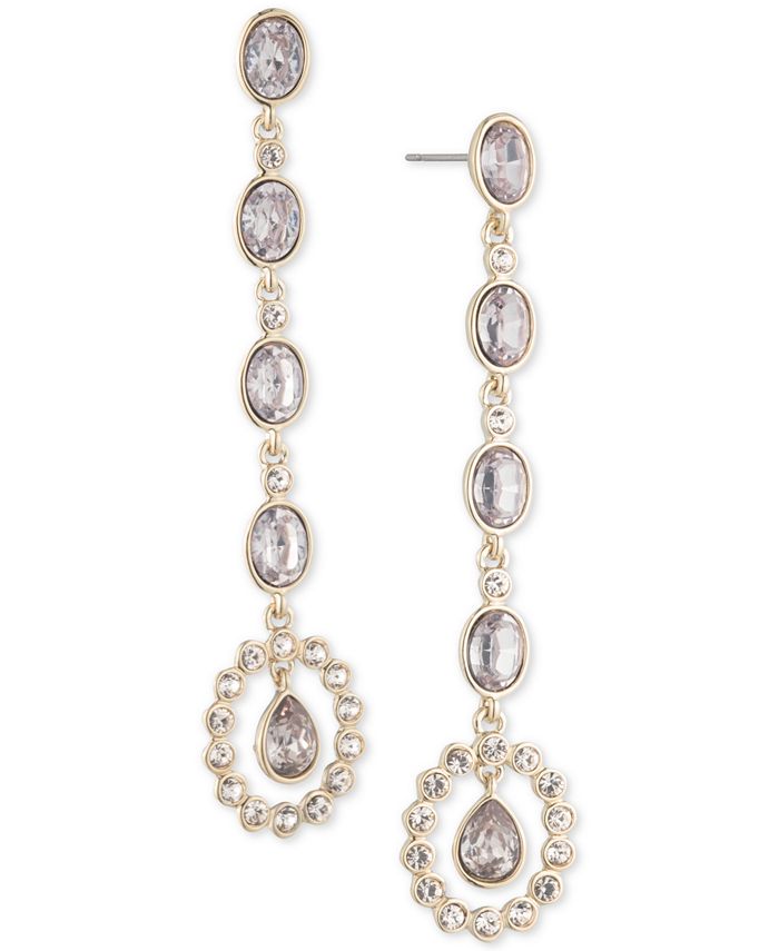 Givenchy Crystal & Stone Linear Drop Earrings Macy's