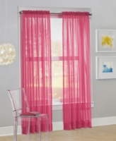 No. 918 Calypso Voile Sheer Rod Pocket Curtain Panel, 63
