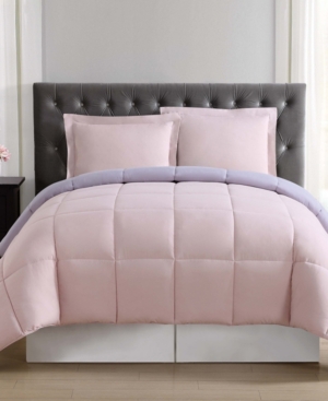 Truly Soft Everyday Reversible Full/queen 3-pc. Comforter Set In Blush And Lavender