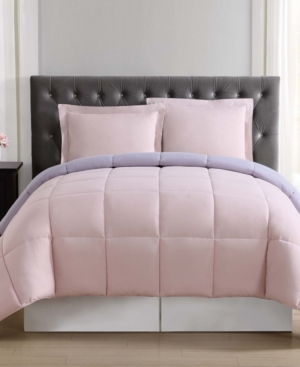 Truly Soft Everyday Reversible 3-pc. Comforter Set, Full/queen In Blush And Lavender