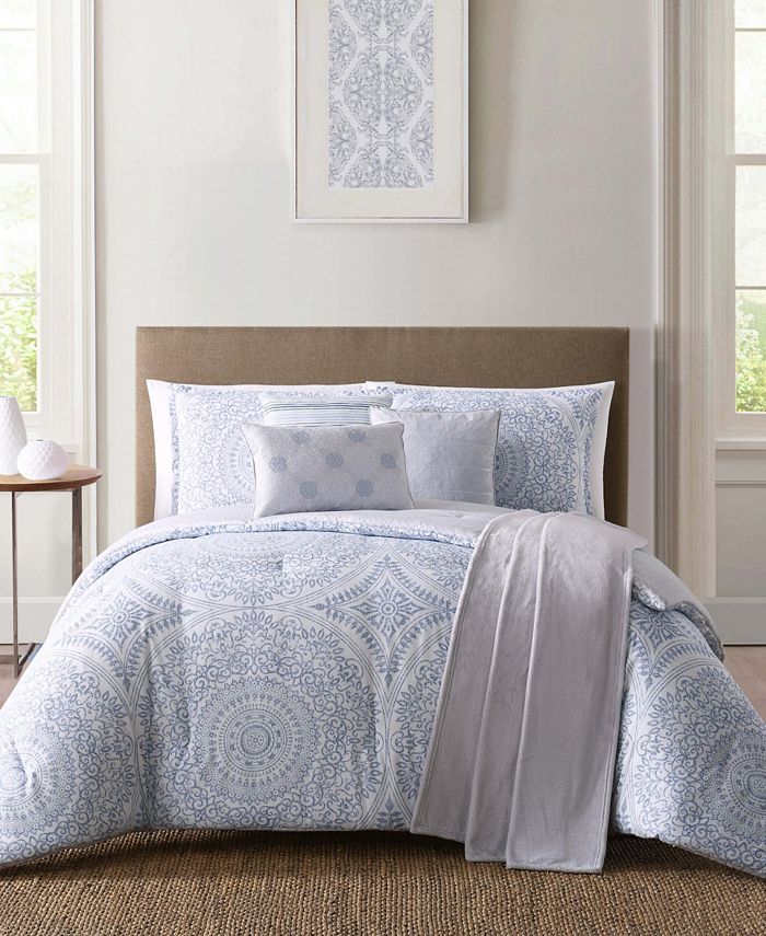 Style 212 Jennifer Adams Solana Full/Queen 7Pc Comforter Set Macy's