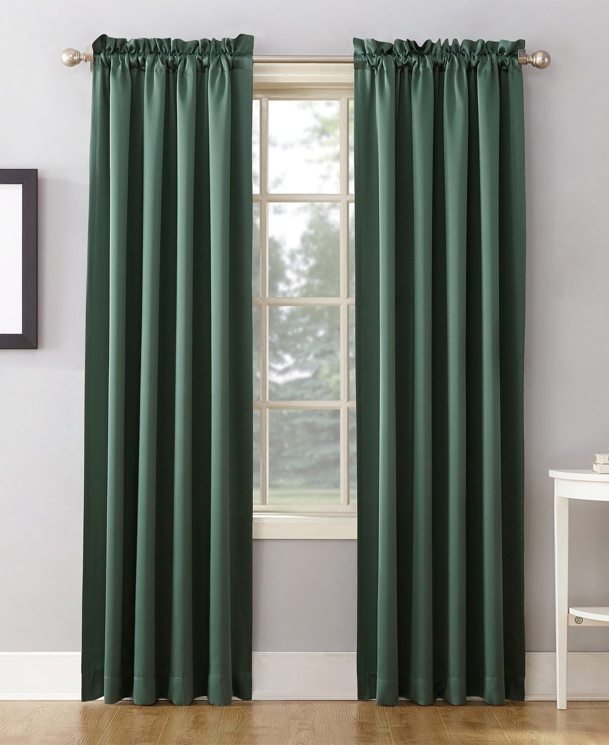 Sun Zero Grant Rod Pocket Top Curtain Panel, 54