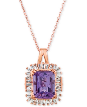 image of Le Vian Baguette Frenzy Amethyst (2-1/2 ct. t.w.) & Diamond (1/3 ct. t.w.) 20