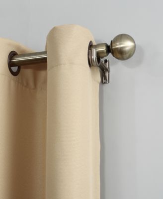Montego Casual Textured Semi-Sheer Grommet Curtain Panel