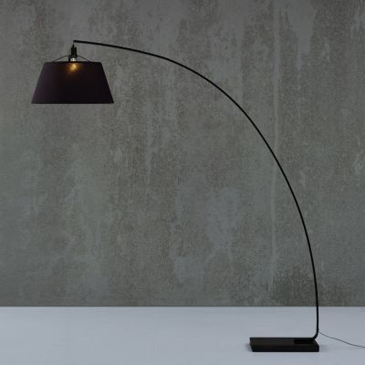 Walker Edison 72" Flex Arch Floor Lamp - Black
