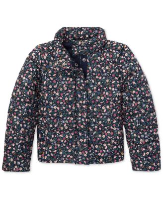 ralph lauren floral puffer jacket