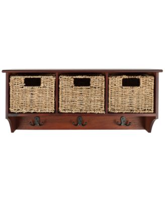 Finley Hanging 3-Basket Wall Rack