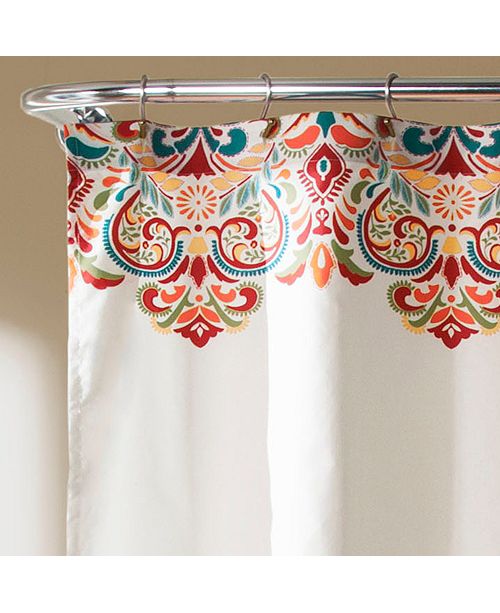 Lush Decor Clara 72 X 72 Bohemian Print Shower Curtain Reviews