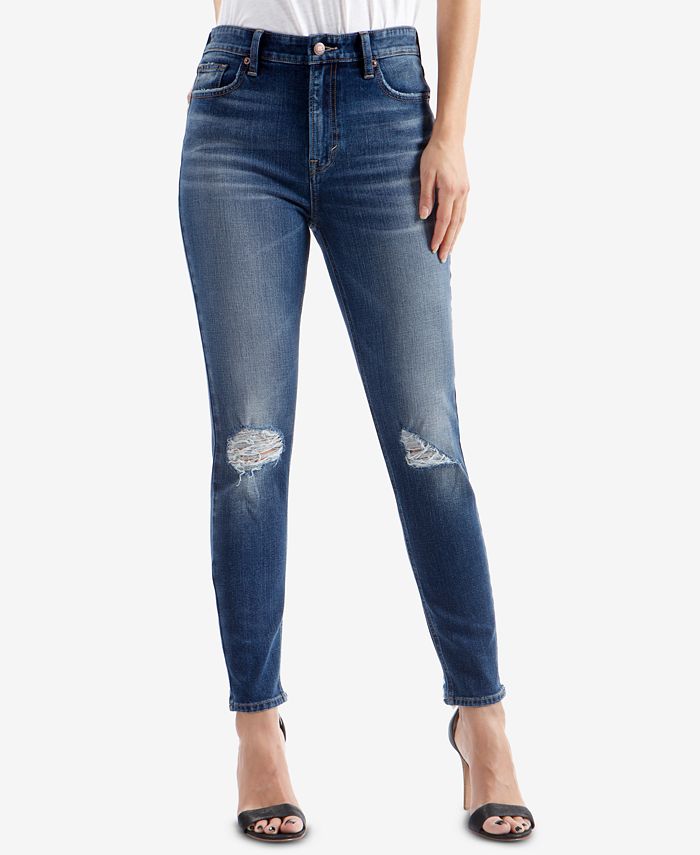 Lucky Brand Bridgette High Rise Ripped Skinny Jeans & Reviews - Jeans ...