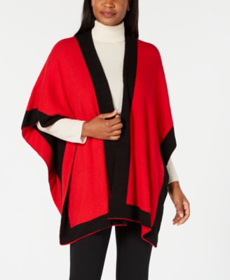 Charter Club - Solid Knit Reversible Ruana