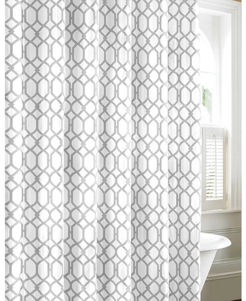 Tommy Bahama Home Tommy Bahama Shoretown Trellis Shower Curtain