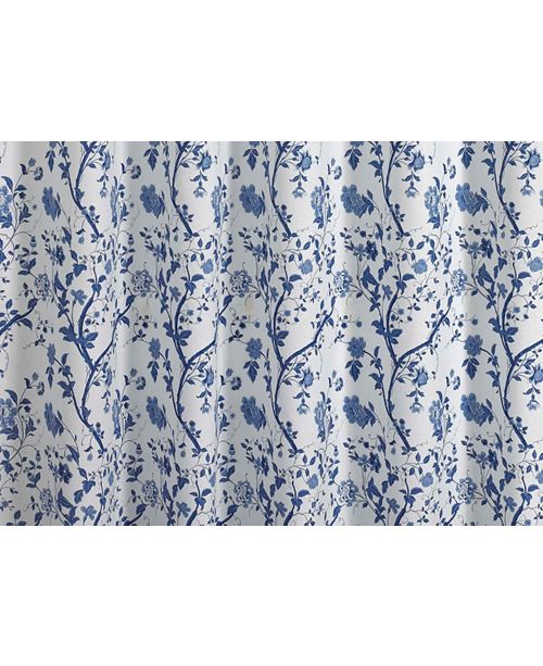 Laura Ashley Charlotte Blue Shower Curtain And Reviews Home Macy S