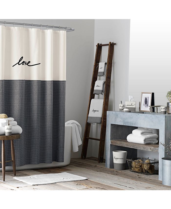 ED Ellen Degeneres Words Shower Curtain Macy's
