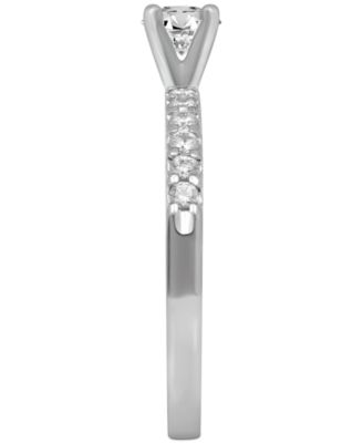 Diamond Engagement Ring (1/2 ct. t.w.) in 14K White or Yellow Gold