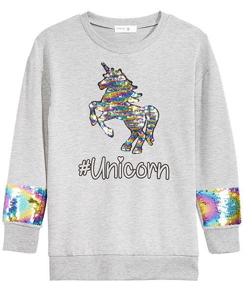 Beautees Big Girls Unicorn Flip Sequin Sweatshirt Reviews