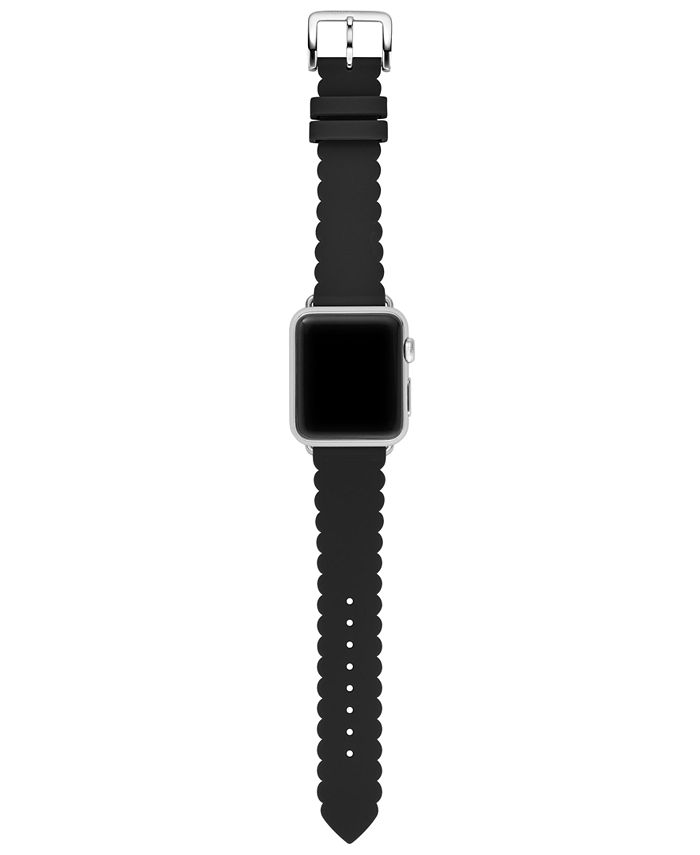 Kate spade black stainless outlet steel apple watch scallop bracelet