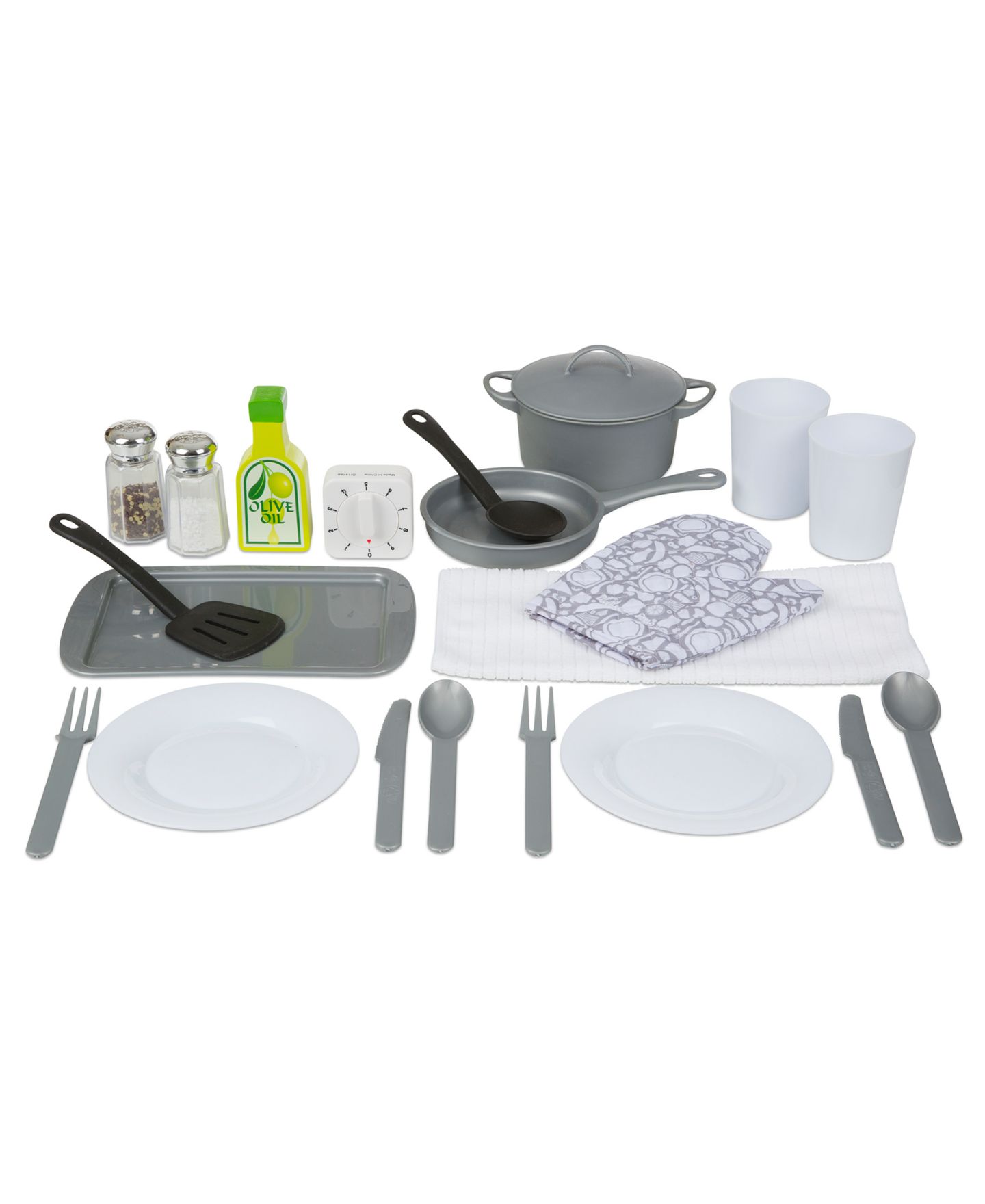 Детские игрушки Melissa and Doug Kitchen Accessories 22-Piece Set, Ages 3+ — фото 10