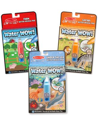 Melissa and Doug - Melissa & Doug 3-Pk. Water Wow! Water Reveal Pads
