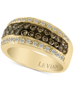 image of Le Vian Chocolatier Diamond Ring (1 ct. t.w.) in 14k Gold